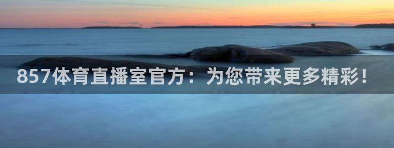 857体育直播室官方：为您带来更多精彩！