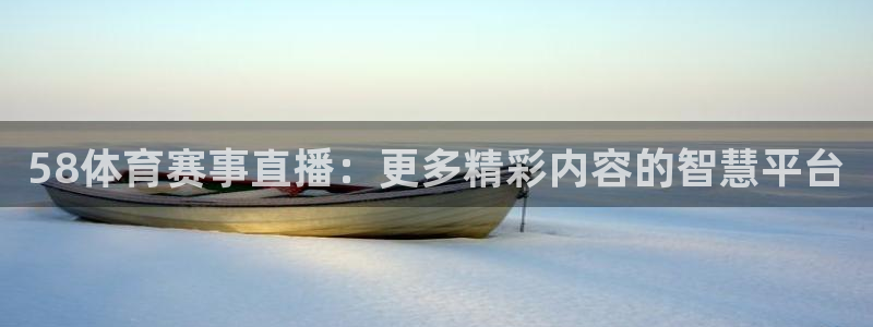 58体育赛事直播：更多精彩内容的智慧平台